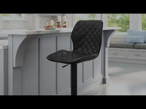 Video of the Seth Barstool in Vintage Black from Zuo Modern