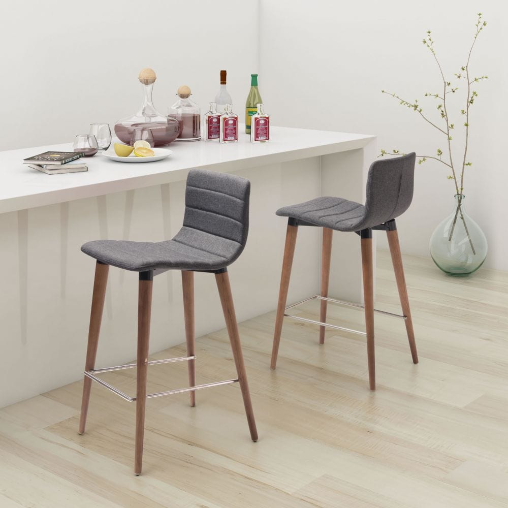 Jericho Counter Stools in Gray